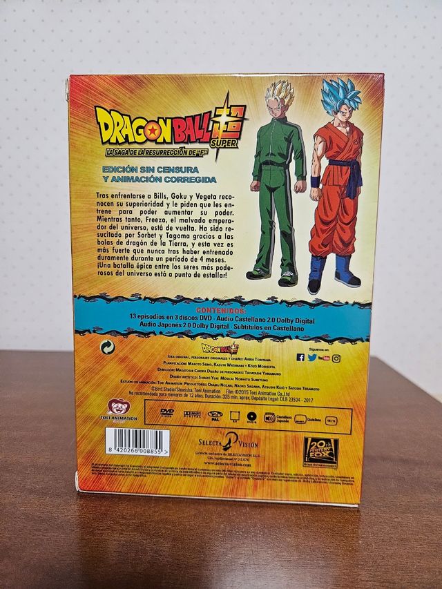 Episodios DB Super Resurrección Frezzer