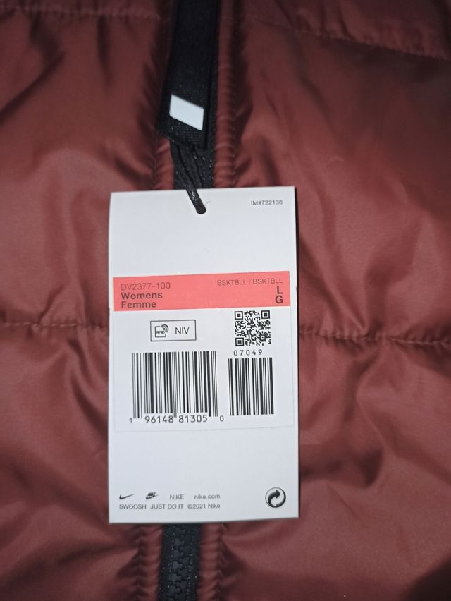 Chaqueta de mujer Nike thermafit talla L