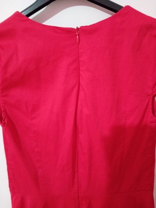 Vestido corto rojo
