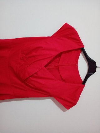 Vestido corto rojo