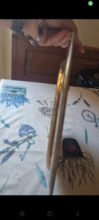 Vassoio ottone vintage