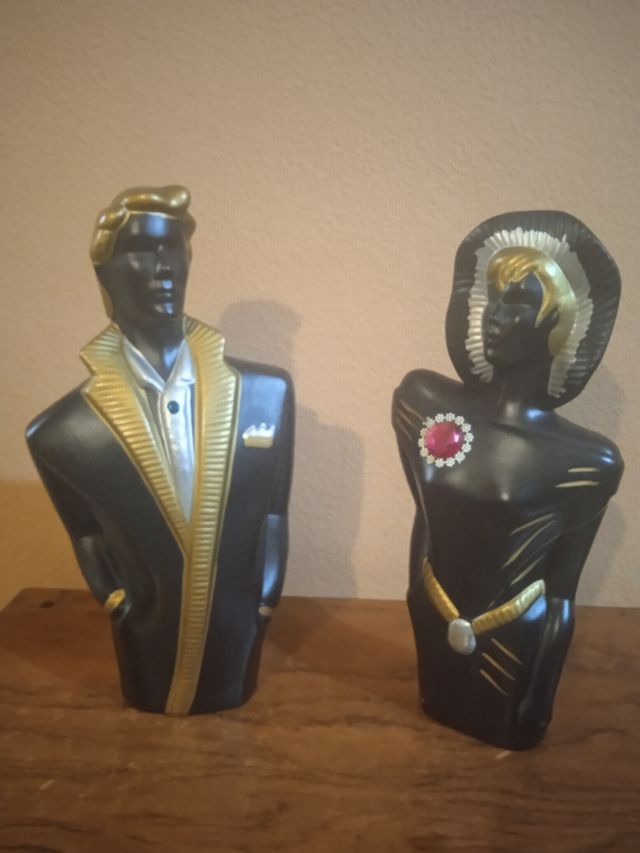 Pareja ceramica vintage :5