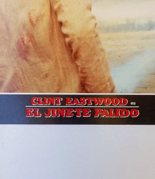 CARTEL CINE EL JINETE PALIDO CLINT EASTWOOD