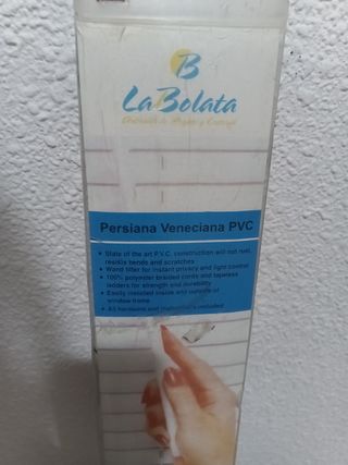 Persiana veneciana PVC
