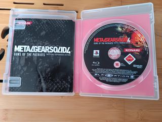 METAL GEAR 4 GUNS OF THE PATRIOTS PS3