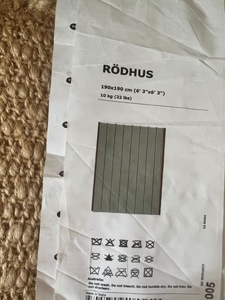 Tapetto nuovo di iuta 190 cm x 190 cm