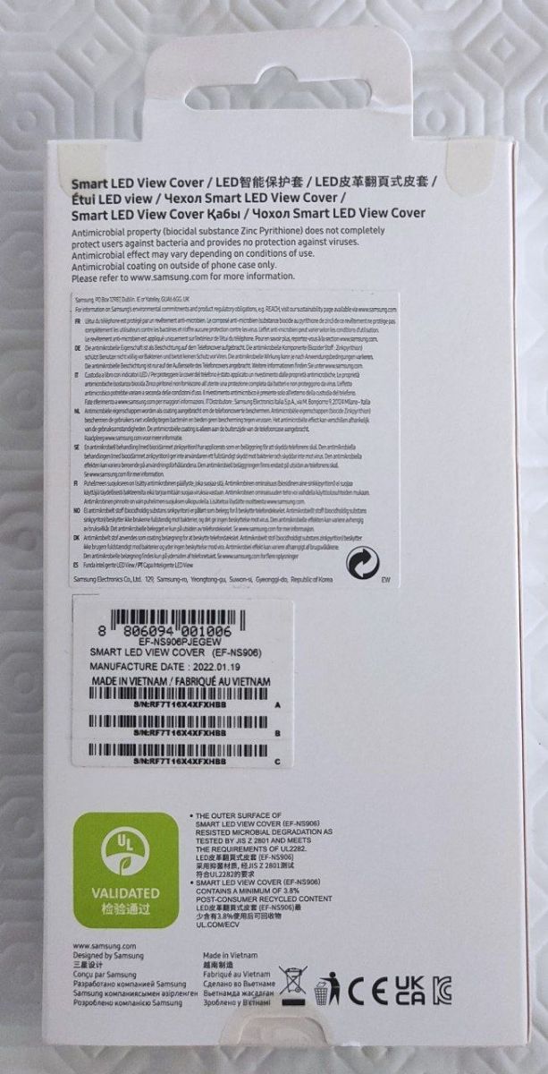 Funda original Samsung Galaxy S22+ Smart Led