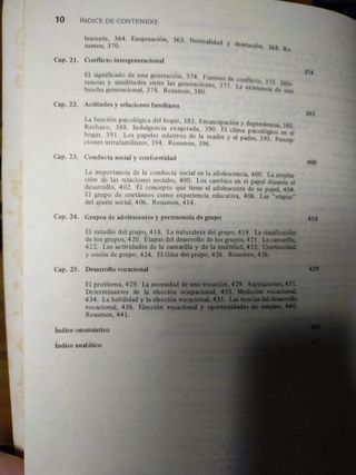 Psicología de la adolescencia