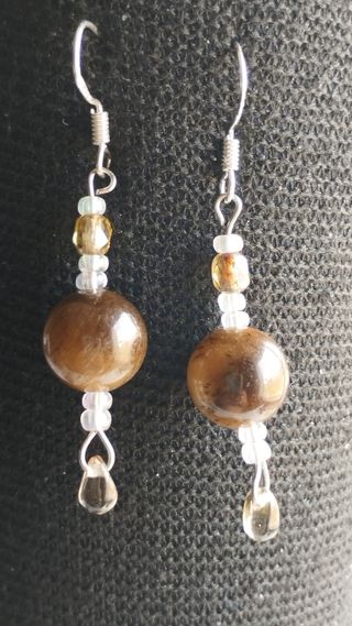 Preciosos Pendientes de Piedras.