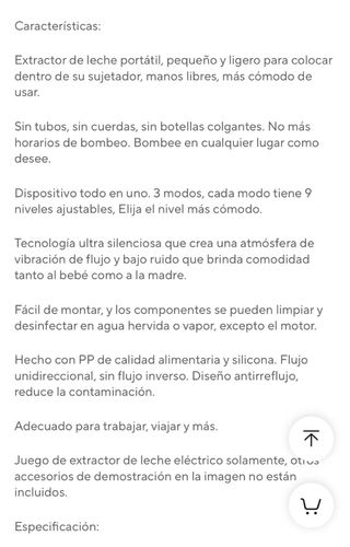 Sacaleches electrico inalambrico