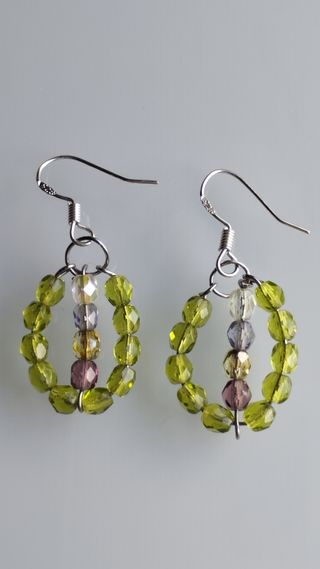 Preciosos Pendientes de Cristales💚