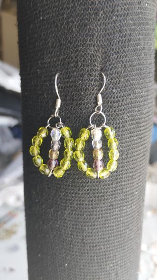 Preciosos Pendientes de Cristales💚