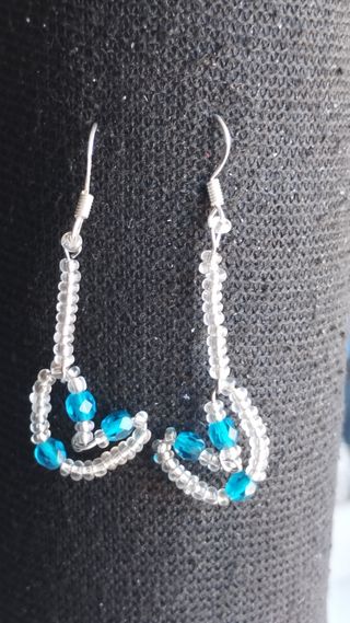 Pendientes de Cristal Swarovski 🤍💙