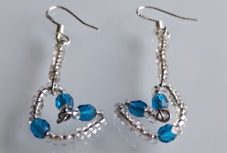 Pendientes de Cristal Swarovski 🤍💙