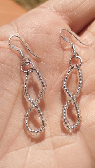 Pendientes de Cristal Italiano♾️🤍