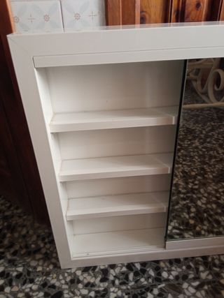 Armario baño de aluminio y cristales