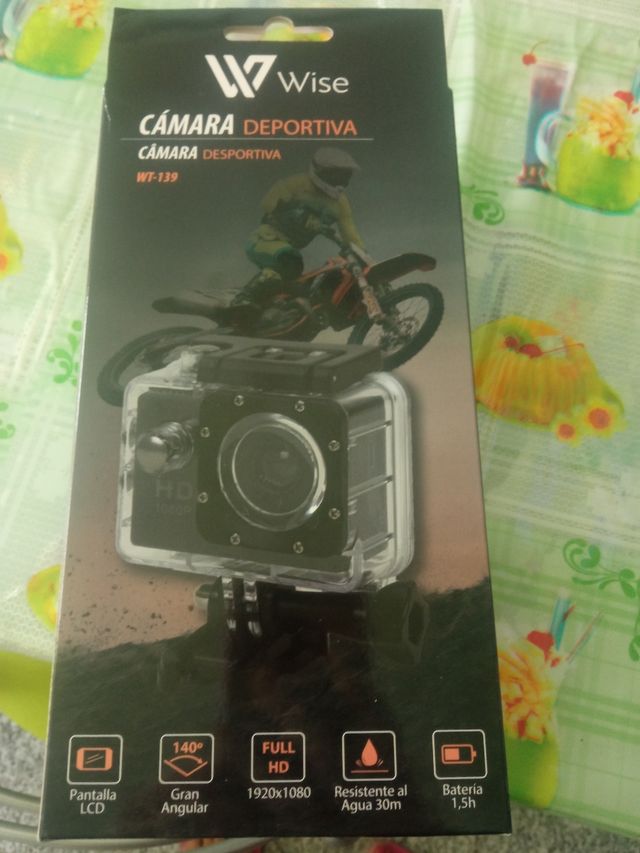 Cámara deportiva HD 1080P