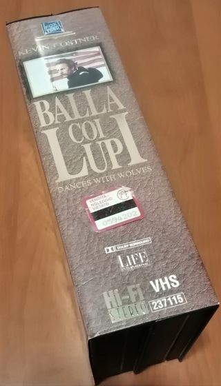 BALLA COI LUPI - 2 VHS 1990 Cofanetto – DA COLLEZI