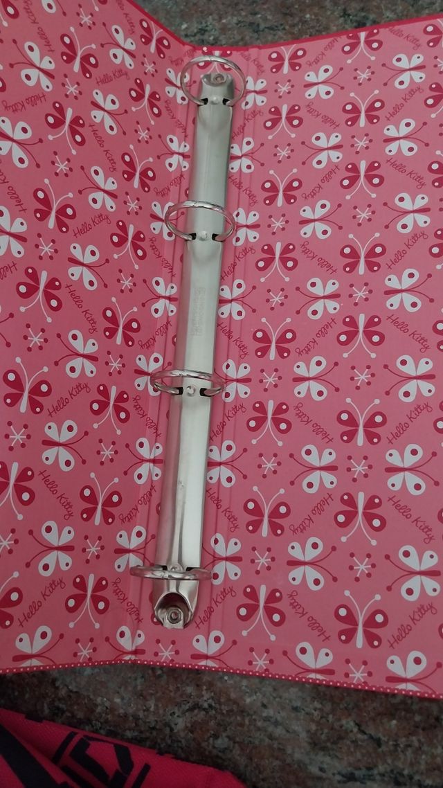 Cartella zaino scuola+quadernone anelli 