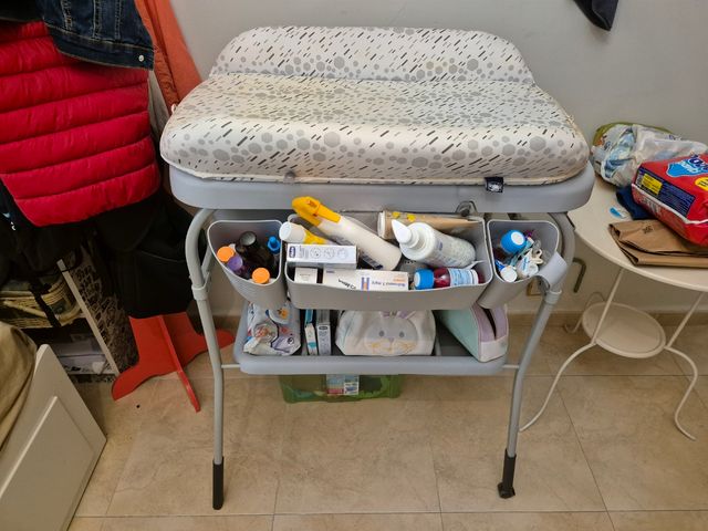 Cambiador y bañera bebe