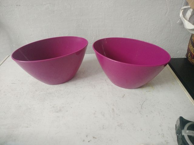 Tiestos de plástico obalados