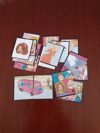 Cromos pegatinas Barbie años 80
