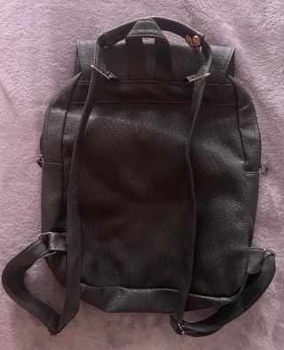Mochila Vintage de Cuero Sintético - Estilo Clásic