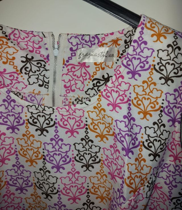 Vestito bianco di cotone