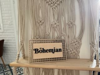 Decoración bohemia de Madera - artesanal