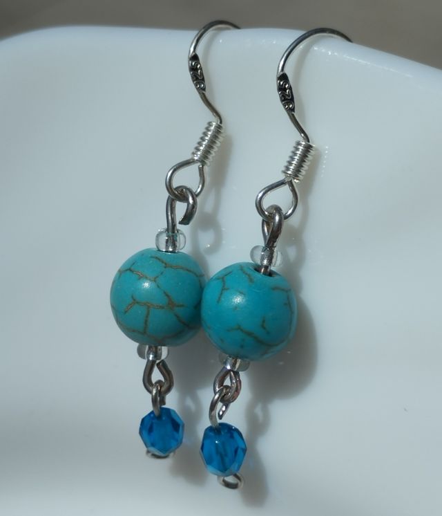 Bonitos Pendientes de Turquesa 🩵
