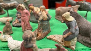 Figuras Belen antiguo terracota barro