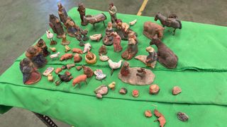 Figuras Belen antiguo terracota barro