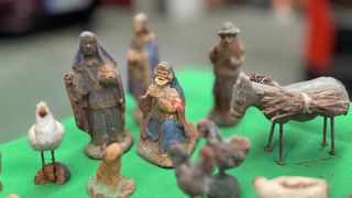 Figuras Belen antiguo terracota barro