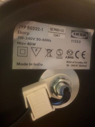 lampara de dormitorio y 2 de mesita de noche