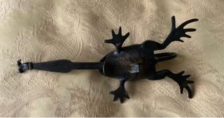 ANTIGUO CANDADO BRONCE RANA