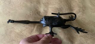 ANTIGUO CANDADO BRONCE RANA