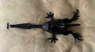 ANTIGUO CANDADO BRONCE RANA