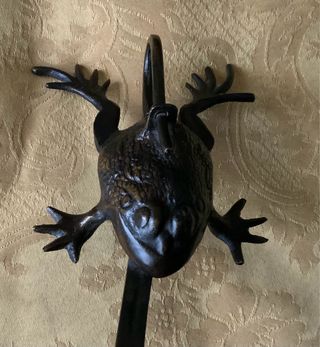 ANTIGUO CANDADO BRONCE RANA