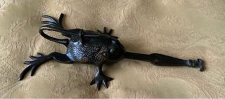 ANTIGUO CANDADO BRONCE RANA