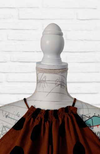 Top fluido lunares Mango Talla S
