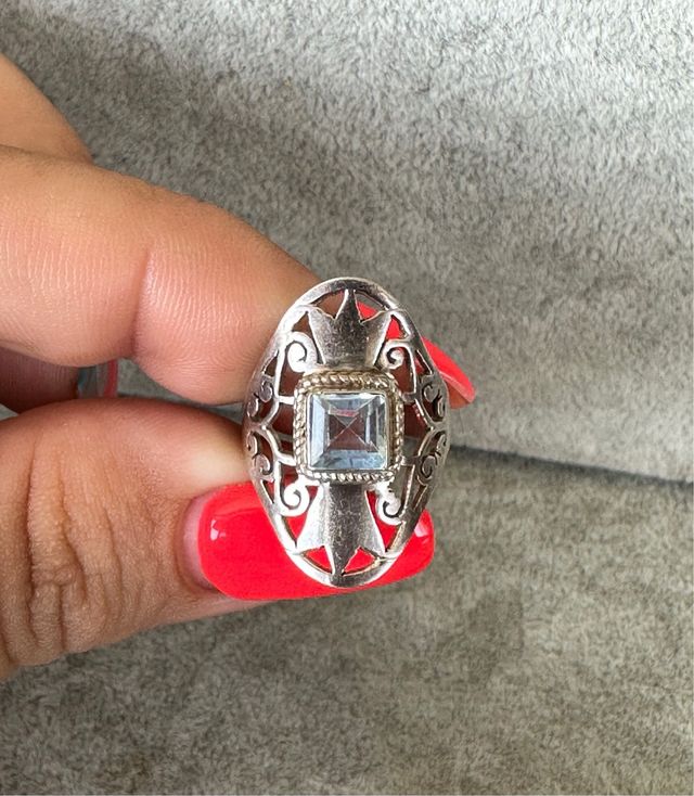 Anillo de plata de ley 925
