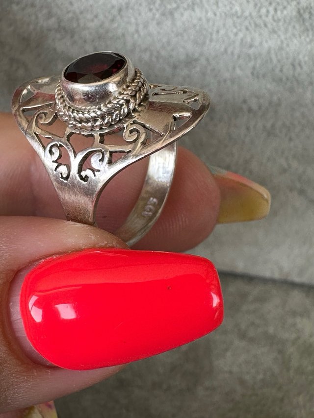 Anillo de plata de ley 925