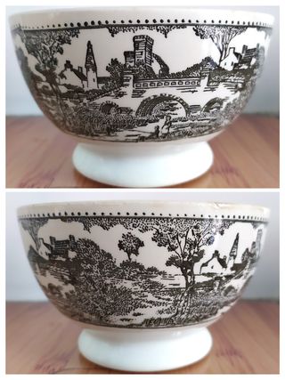 Arte cuencos tazones porcelana Gil Vargas, Segovia