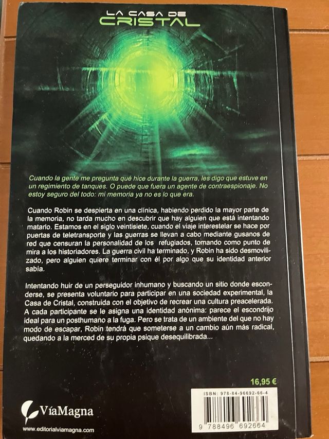 La casa de cristal libro