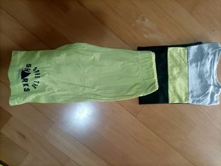 Conjunto camiseta y pantalón corto niño
