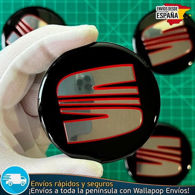 X4 Emblemas Sea 65mm Pegatinas Tapacubos Llantas