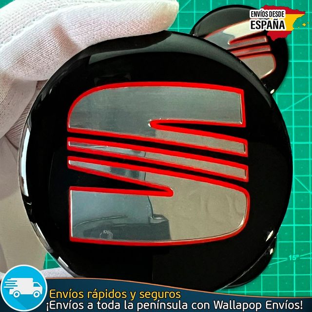 X4 Emblemas Sea 65mm Pegatinas Tapacubos Llantas