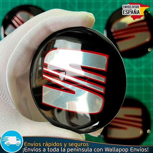 X4 Emblemas Sea 65mm Pegatinas Tapacubos Llantas