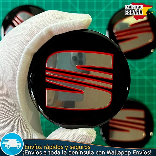 X4 Emblemas Sea 65mm Pegatinas Tapacubos Llantas