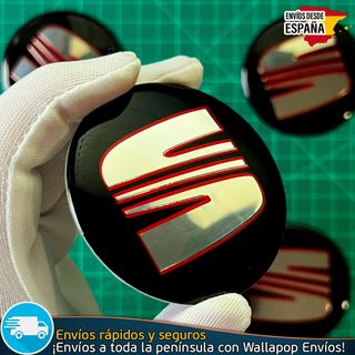 X4 Emblemas Sea 65mm Pegatinas Tapacubos Llantas
